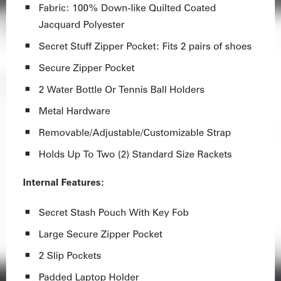 Oliver Thomas Rose Gold Kitchen Sink Tennis Tote - Picture 13 of 13